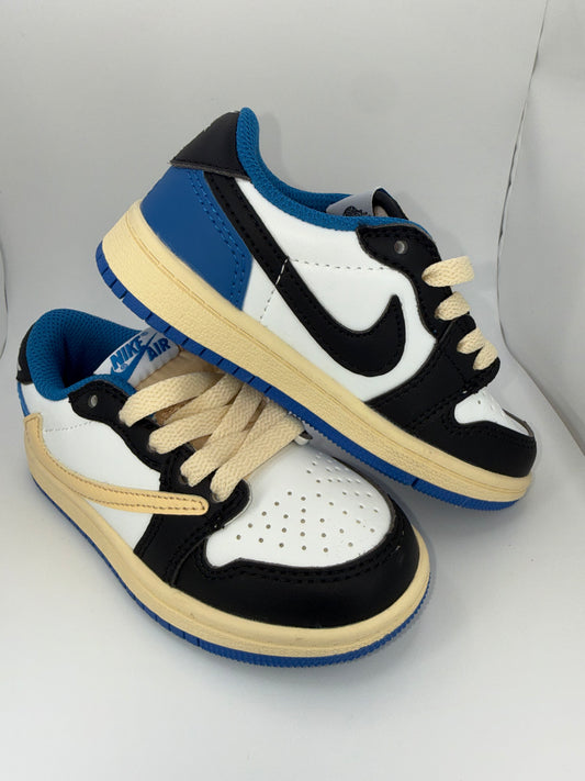 Travis Scott Air Jordan 1 Low Fragment White Blue