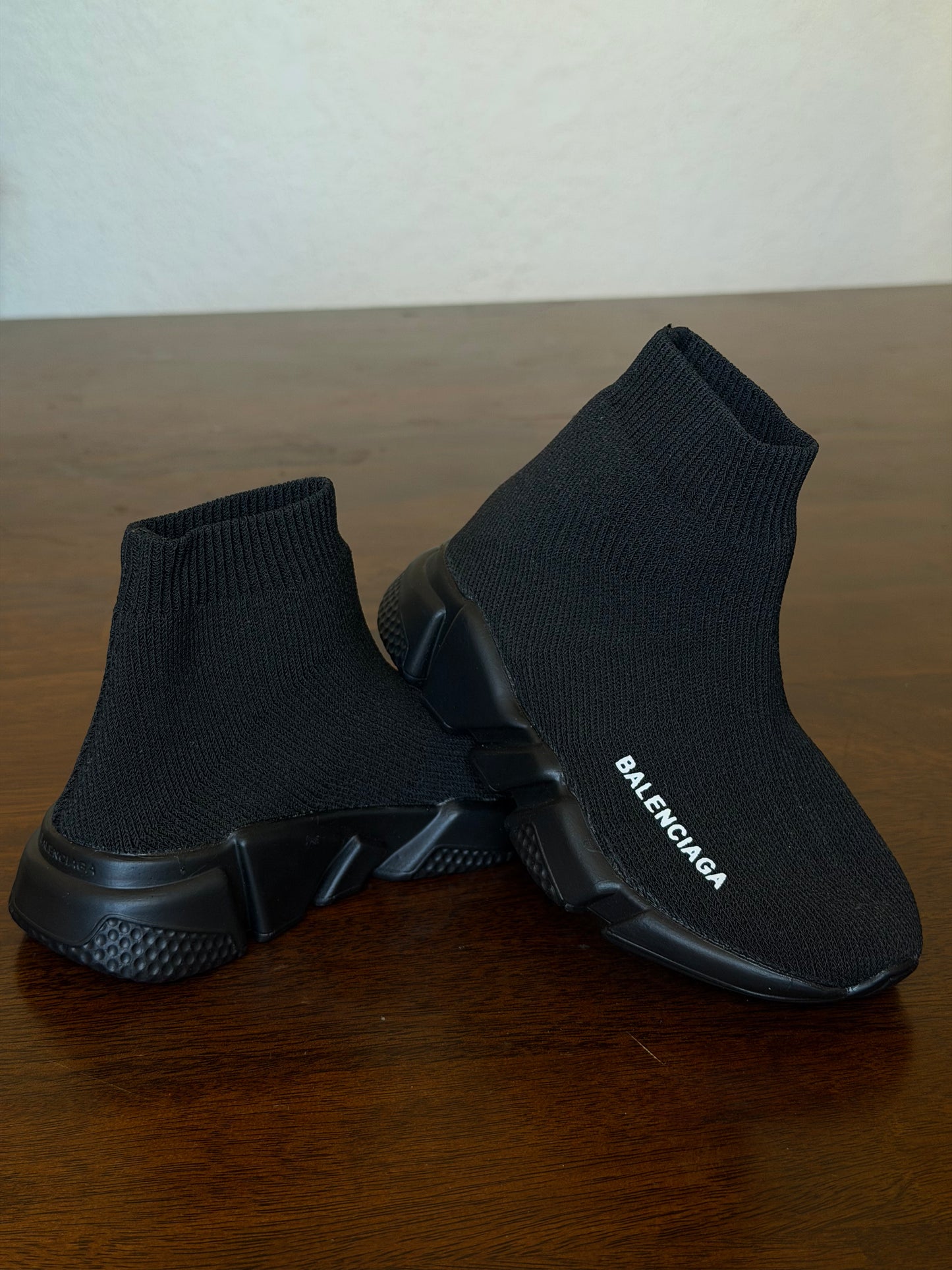 Balenciaga Kids Black Baskets Speed 2.0