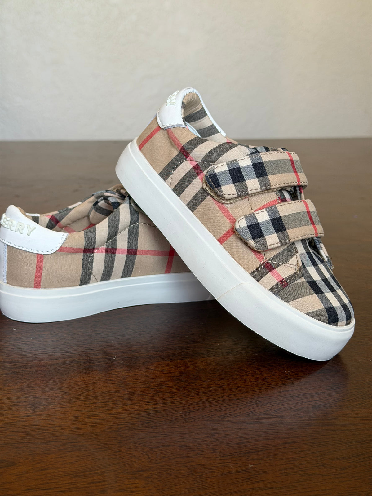 Burberry Kids Vintage Check Sneakers