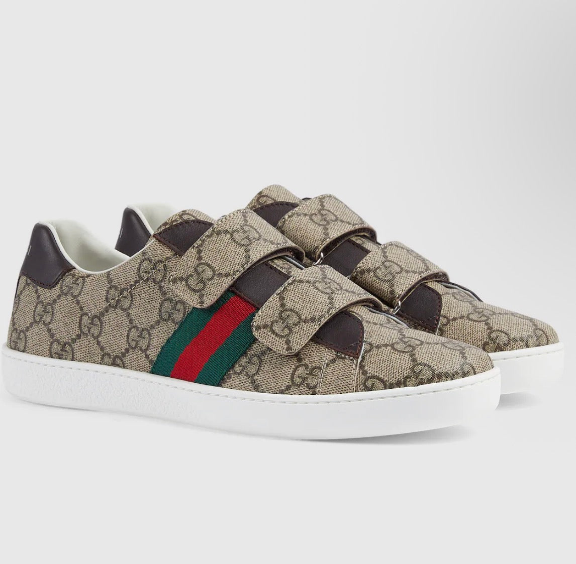 Gucci Teen Ace Trainer Variation
Beige and Ebony GG Supreme