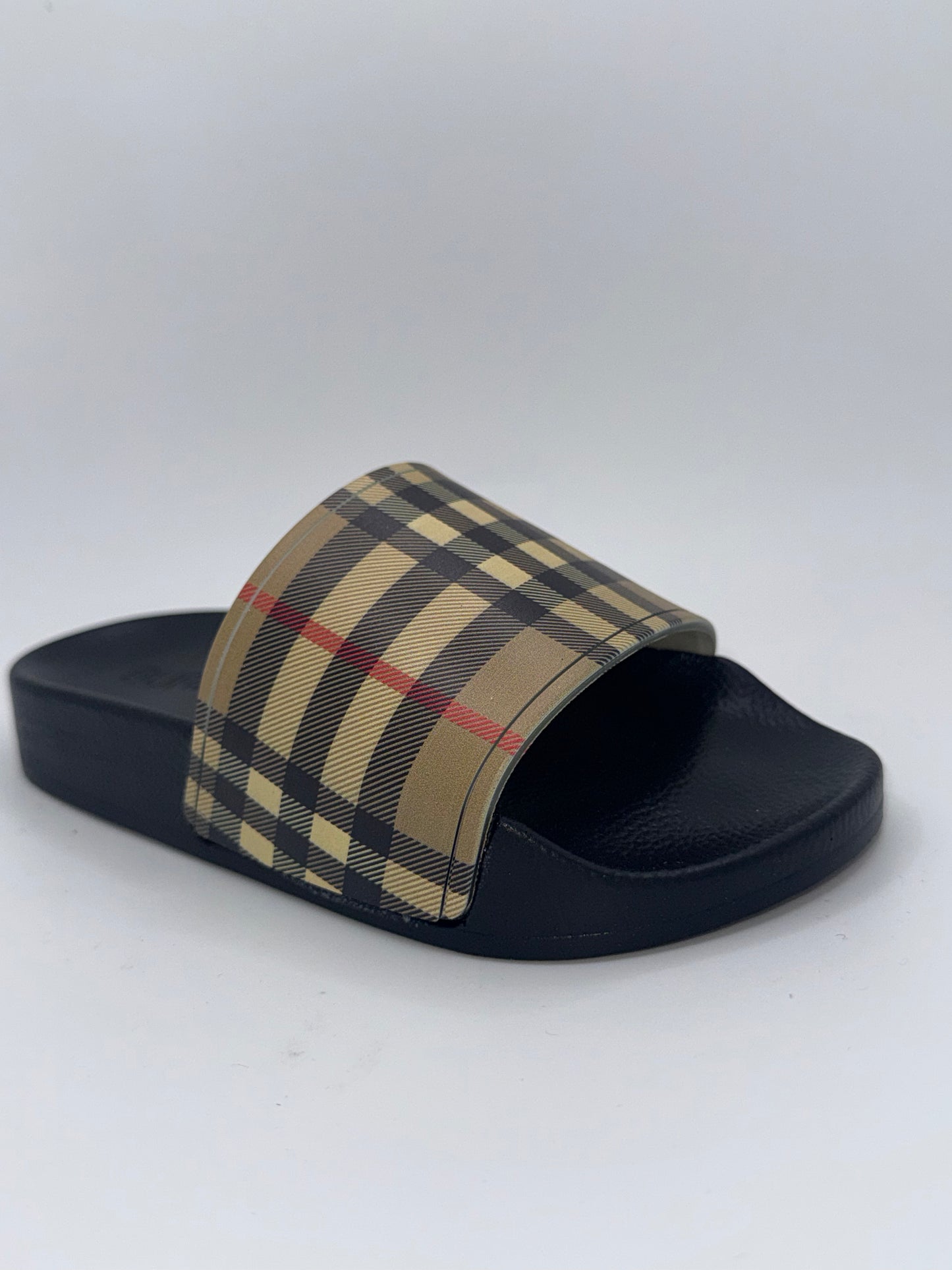 Burberry Kids Furley Vintage Check Slide Sandals